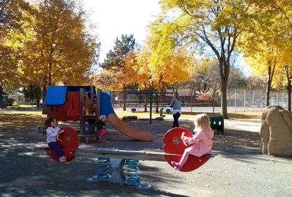 Kids Playing in a Park