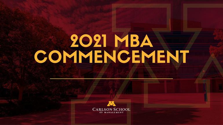 2021 MBA Commencement