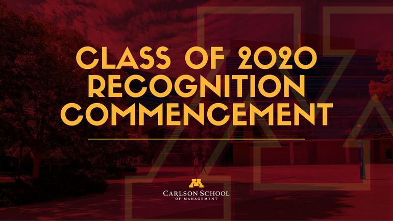 Class of 2020 Recognition Commencement