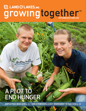 Land O Lakes Growing Together Magazine Cover