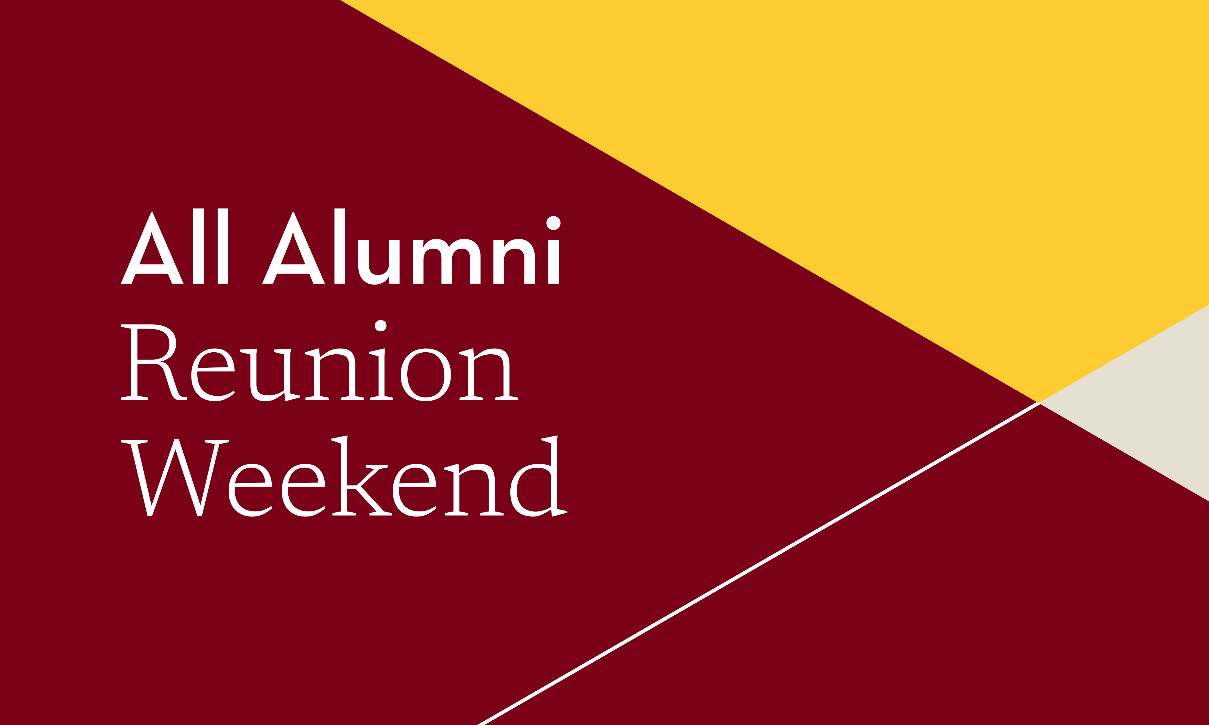 All Alumni Reunion Weekend