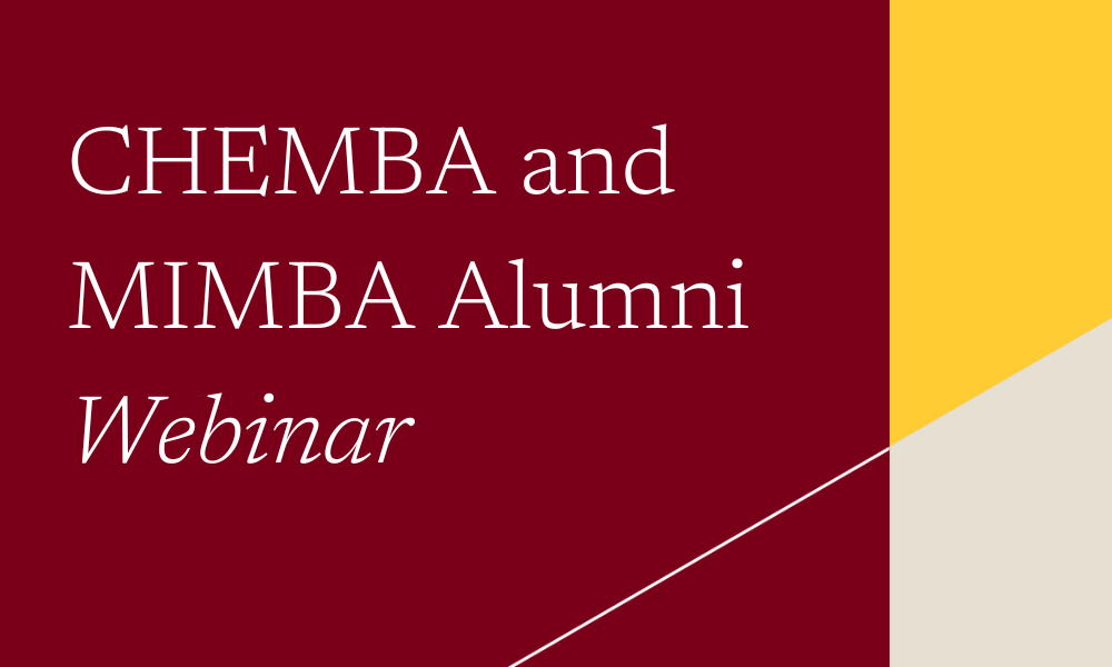 CHEMBA and MIMBA Alumni Webinar