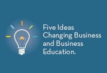 Five Ideas Changing Business and Business Education Banner
