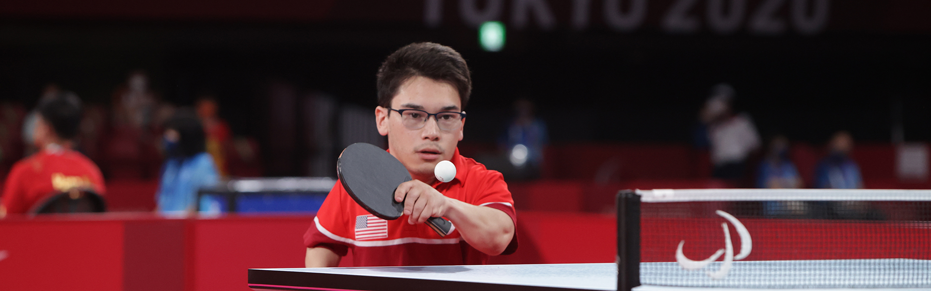 Ian Seidenfeld at the 2021 Paralympics in Tokyo