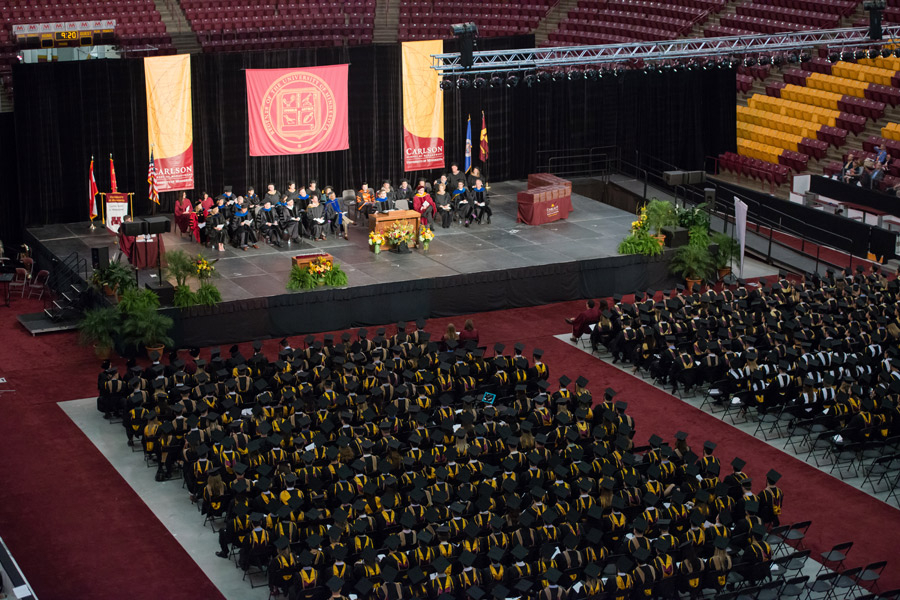 MBA Graduates Seated at Commencement 2013