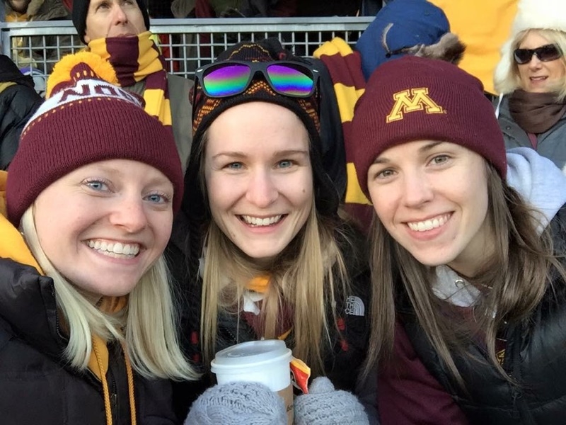 Friends at a gopher game