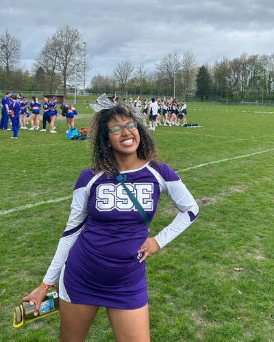 Miriam participated in a cheerleading competition in the Netherlands.