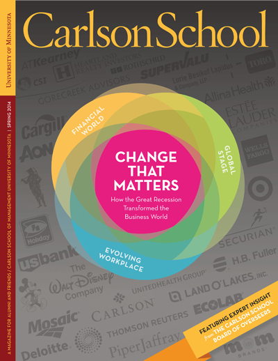 Carlson School Poster: Change that Matters