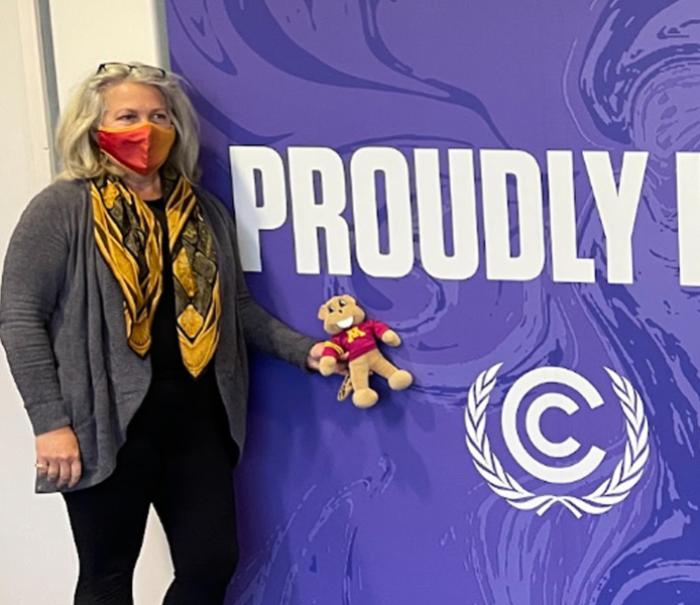 Susanna Gibbons attends COP26 in Glasgow, Scotland