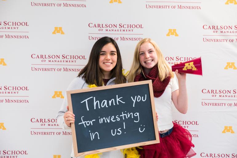 Gopher Gratitude at the Carlson School of Management