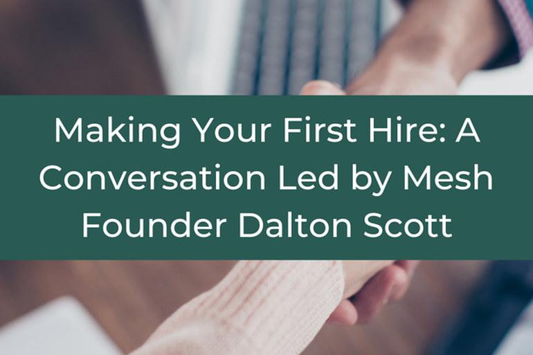 Making Your First Hire