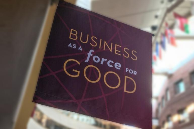 Business as a force for good