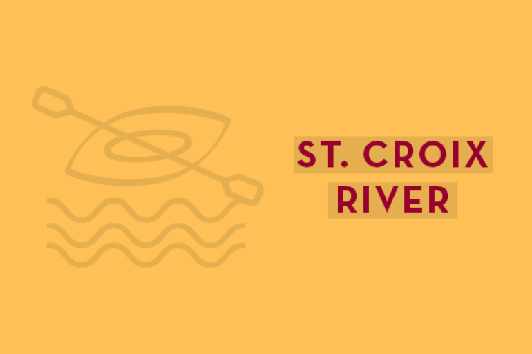St. Croix River tour banner