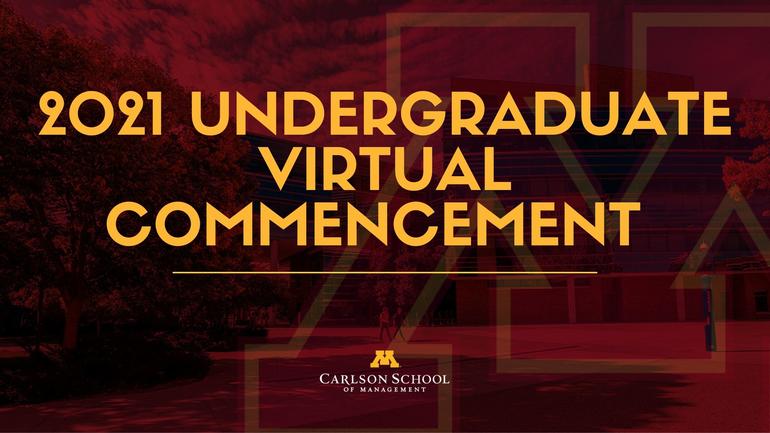 2021 Undergraduate virtual Commencement 
