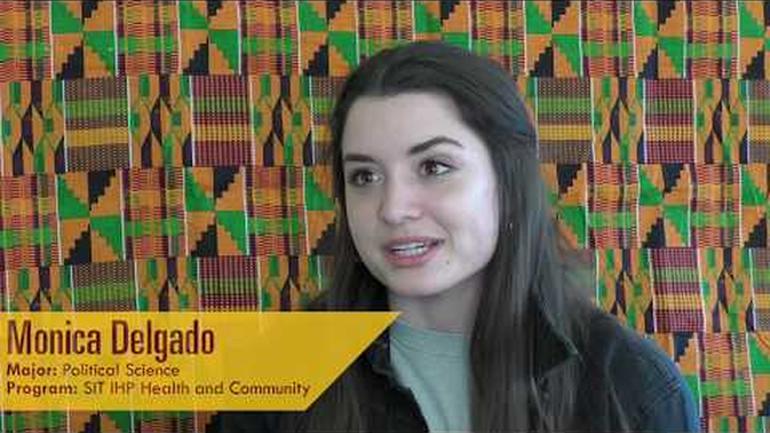Latinx students sharing their experiences studying abroad