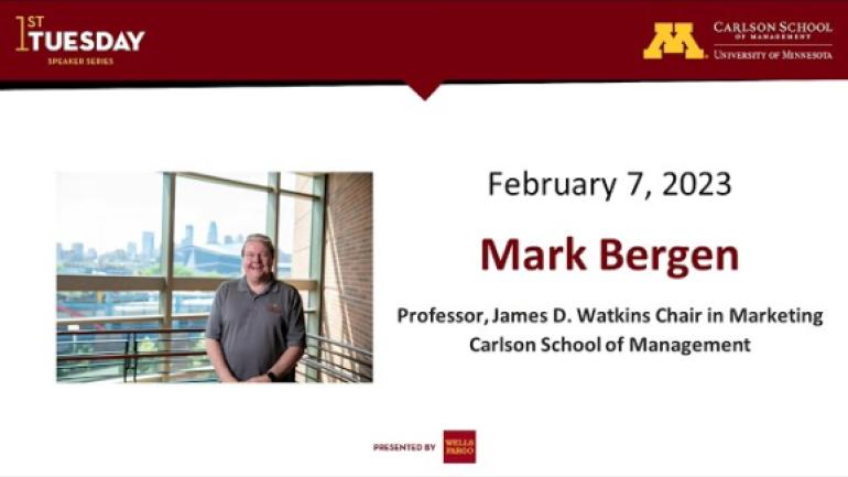 February 7, 2023 1st Tuesday with Mark Bergen