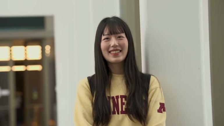 Master of Accountancy student Stephanie Chen smiling 