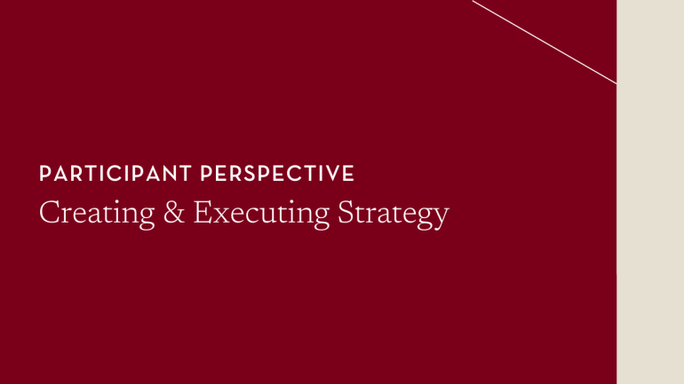 Creating & Executing Strategy
