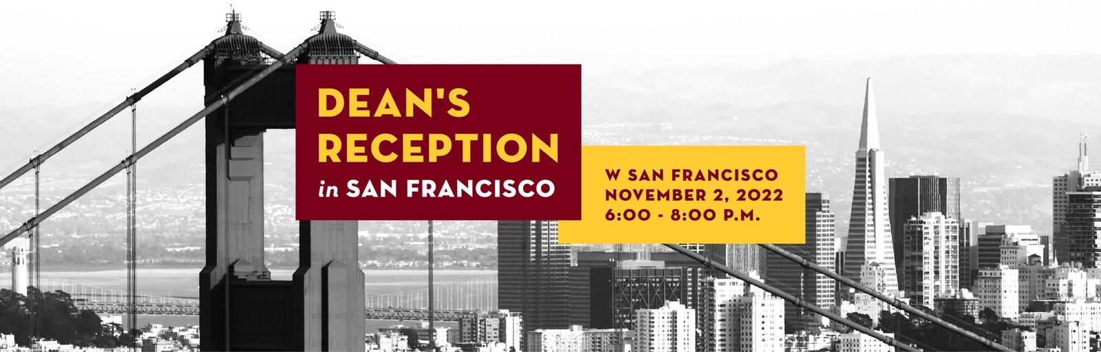 San Francisco Dean's Reception