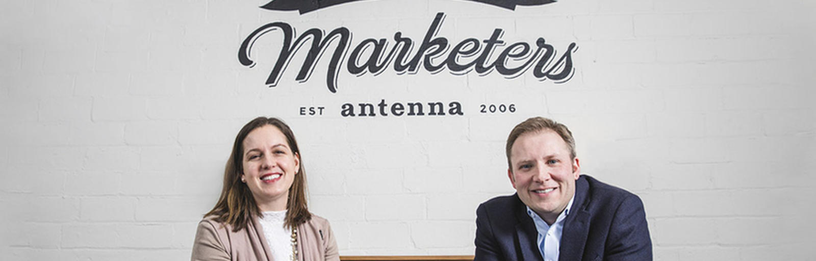 Brendon Schrader, ’01 MBA, founded Antenna in 2006, while Jennifer Laible, ’98 BSB, ’02 MBA, joined the firm in 2012.