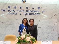 Zaheer with With 2009 Ph.D. grad Zhu Jing, Now Hong Kong University of Science & Technology faculty