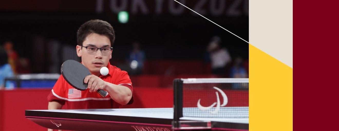 Ian Seidenfeld at the 2021 Paralympics in Tokyo