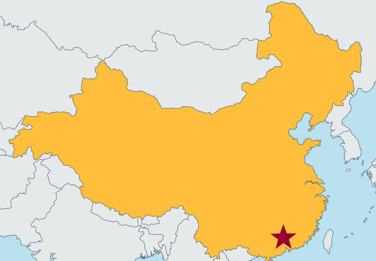 China, Lignan Map