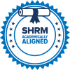 "SHRM academically aligned" badge